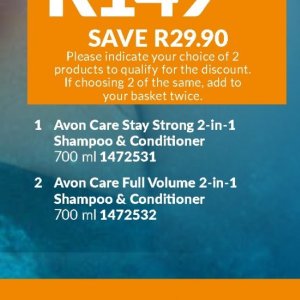 Shampoo at AVON