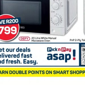 Microwave oven at Pick n Pay Hyper