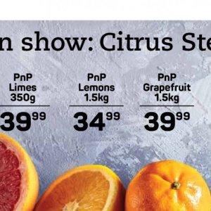 Lemons at Pick n Pay Hyper