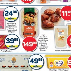 Lasagne at Pick n Pay Hyper