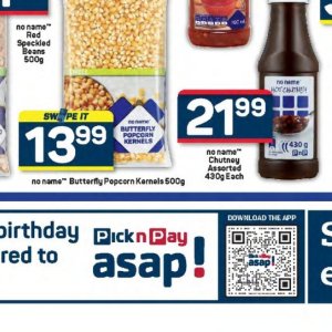 Popcorn at Pick n Pay Hyper