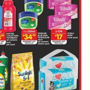 Petroleum jelly at Shoprite