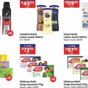 Body lotion at Africa Cash and Carry