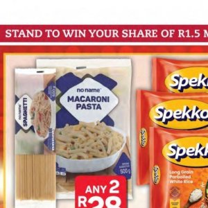Pasta at Pick n Pay Hyper