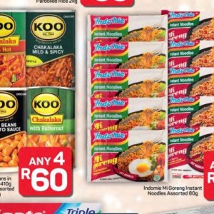 Noodles at Pick n Pay Hyper
