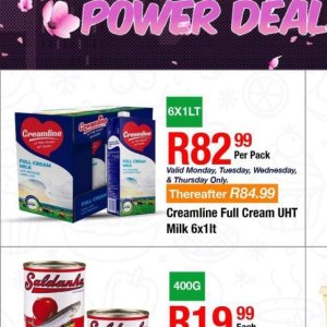 Cream at Take n Pay