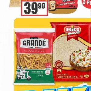 Pasta at Big save