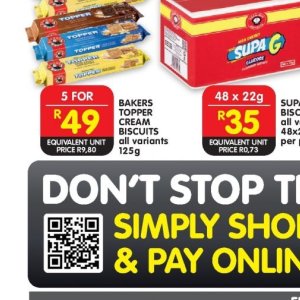 Biscuits at Shoprite