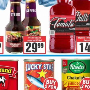 Sauces at Big save