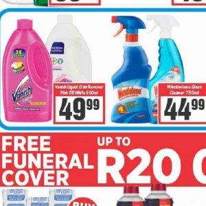 Stain remover at Big save