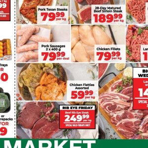 Pork at Fruit & Veg City