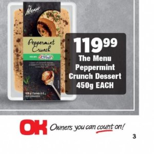 Dessert at OK Foods