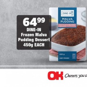 Dessert at OK Foods
