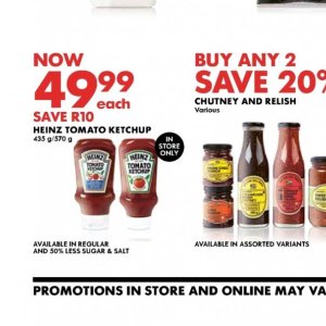 Ketchup heinz  at Woolworths