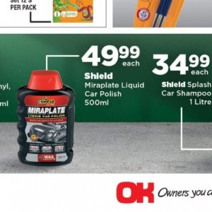 Car polish at OK Foods