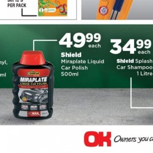 Car polish at OK Foods