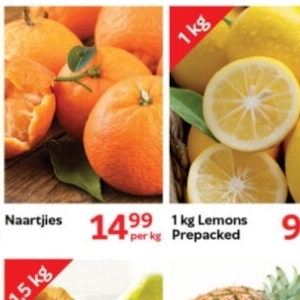 Lemons at Oxford freshmarket