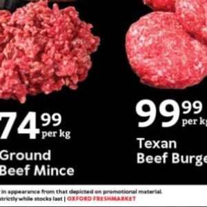 Beef at Oxford freshmarket