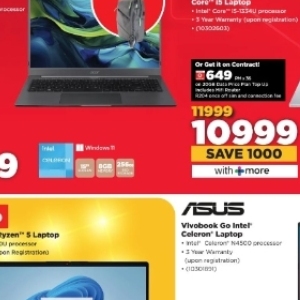 Laptop asus  at HiFi Corp