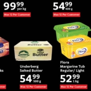 Margarine at Oxford freshmarket