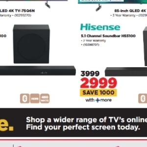 TV set at HiFi Corp