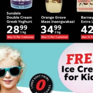 Ice cream at Oxford freshmarket