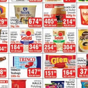 Sugar at Kit Kat Cash&Carry