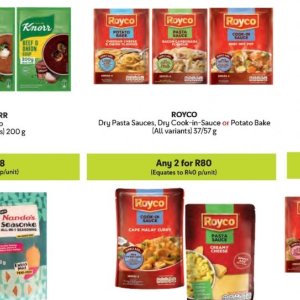 Pasta knorr  at Makro