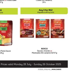 Sauces at Makro