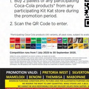 Fizzy drink at Kit Kat Cash&Carry
