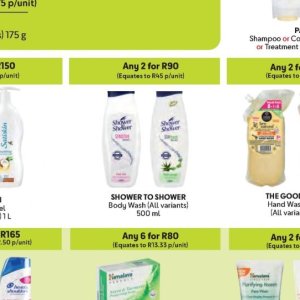 Shower at Makro