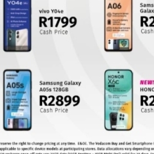 Smartphone samsung  at Vodacom4U