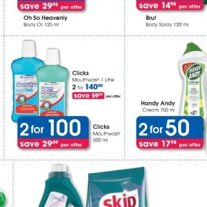 Mouthwash at Clicks