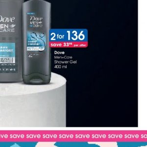 Shower gel at Clicks
