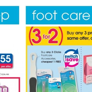 Shoe cushions at Clicks