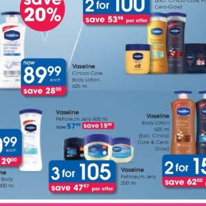 Body lotion at Clicks