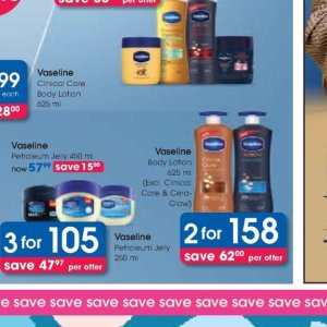Petroleum jelly at Clicks