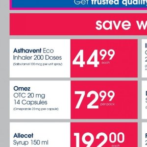 Inhaler at Clicks