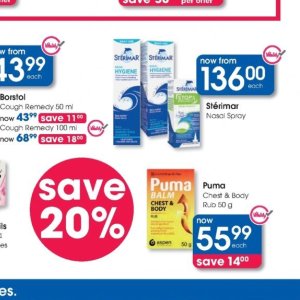 Nasal spray at Clicks