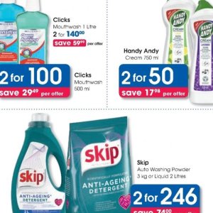 Mouthwash at Clicks