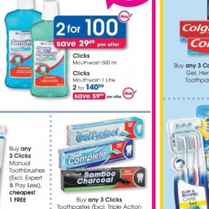 Mouthwash colgate  at Clicks