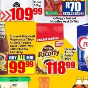   at Three Star Cash and Carry
