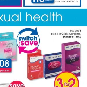Condoms at Clicks