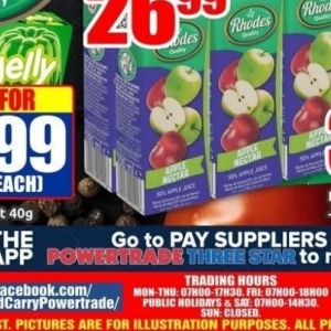 Juice at Three Star Cash and Carry