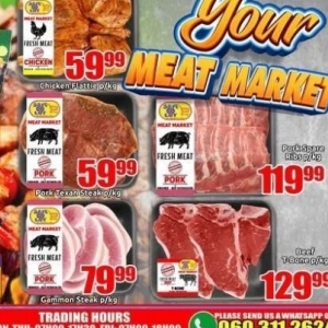 Pork at Three Star Cash and Carry