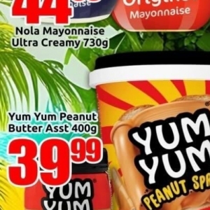 Peanut butter at Three Star Cash and Carry