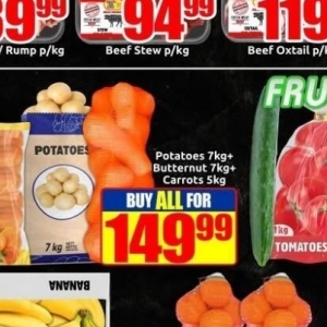 Carrots at Three Star Cash and Carry