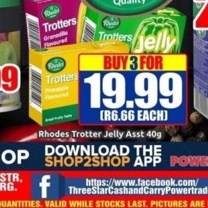 Jelly at Three Star Cash and Carry