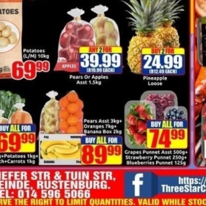 Box at Three Star Cash and Carry