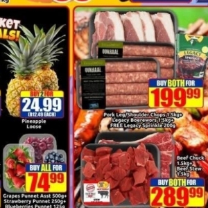 Pork at Three Star Cash and Carry